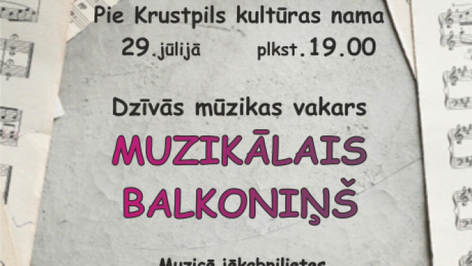 Kultūras pasākumi šonedēļ