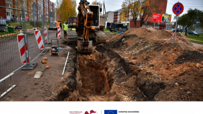 Sākti Draudzības alejas un Viestura ielas posma pārbūves darbi