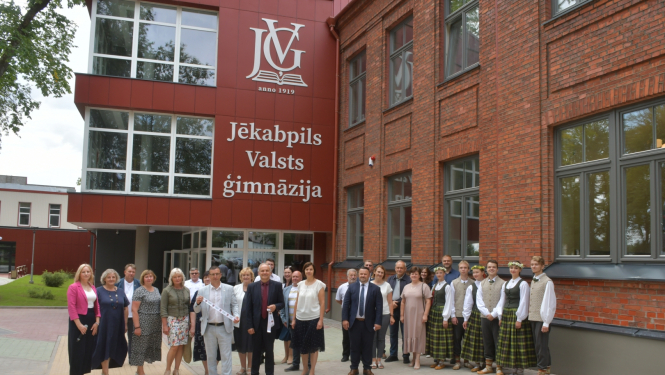 Jēkabpils Valsts ģimnāzijas atklāšana 11.augustā