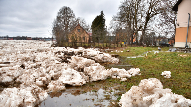 Daugava no Krustpils puses Jēkabpilī