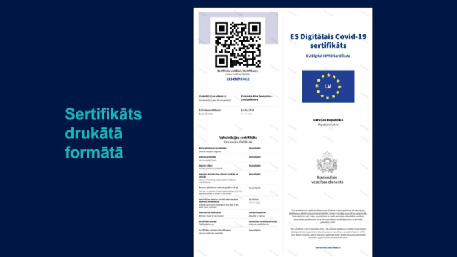 Covid19 sertifikāts
