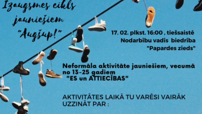 Izaugsmes cikls jauniešiem “Augšup!”