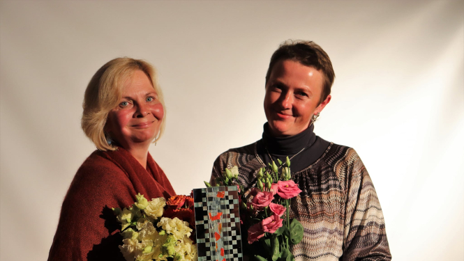 Ieva Jātniece un Daina Alužāne