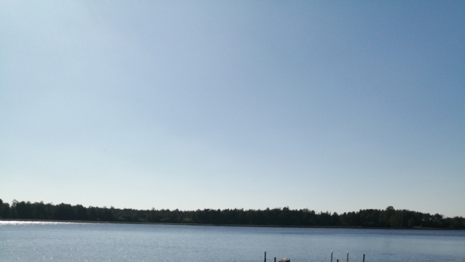 Laipa Atašienē, Marinzejas ezerā