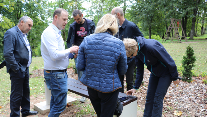 Viedā sola atklāšana Aknīstē