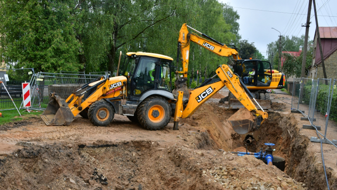 Pārbūves darbi Jaunajā ielā