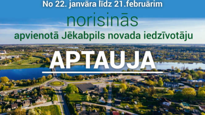 Vēl līdz 21.februārim aicinām piedalīties apvienotā Jēkabpils novada iedzīvotāju aptaujā!