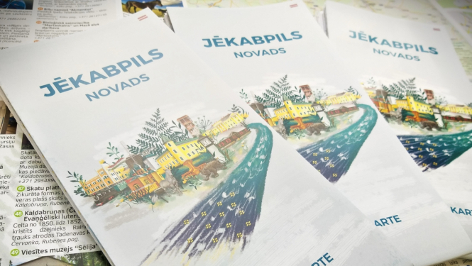 Jēkabpils novada tūrisma karte