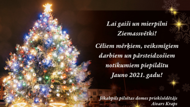 Sveicam svētkos!