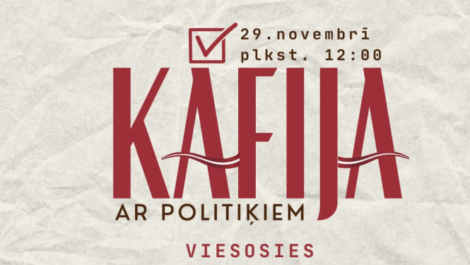 afiša - kafija ar politķiem