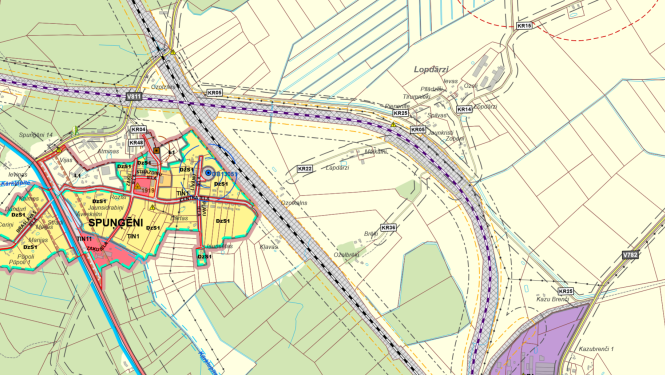 Krustpils pagasta ceļi
