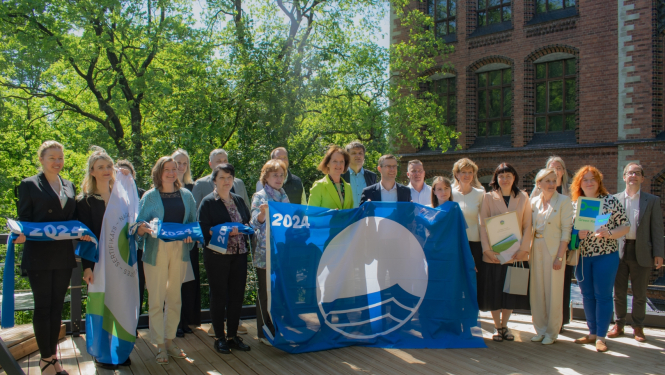 Zilā karoga saņemšanas 17.05.2024.