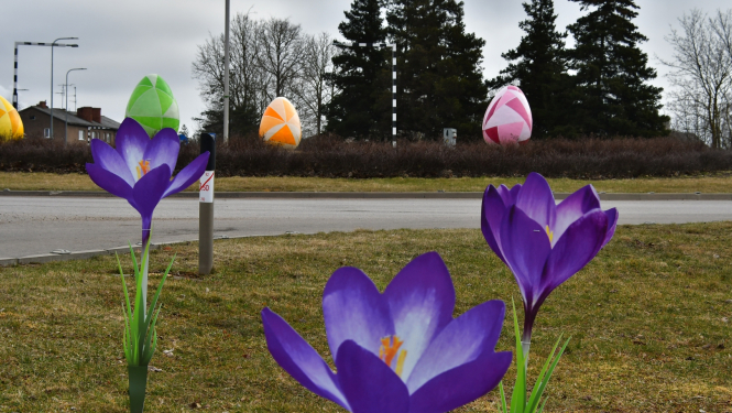 Lieldienu dekori Jēkabpilī