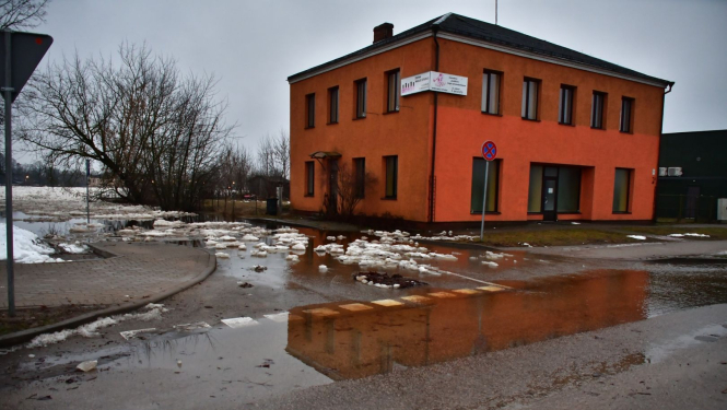 Plūdi pie Rīgas iela
