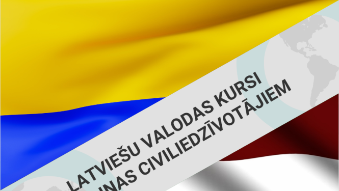 latvijas un ukrainas karogs
