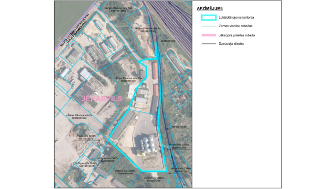 Lokālplānojuma teritorijas karte