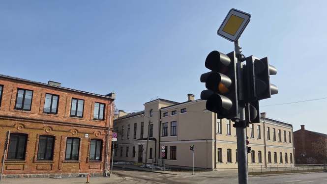 Luksofors Rīgas ielā