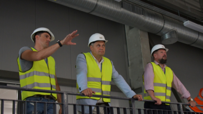 Latvijas volejbola federācijas prezidents apmeklē Jēkabpili