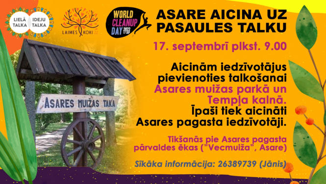 Pasaules talkas Asarē plakāts