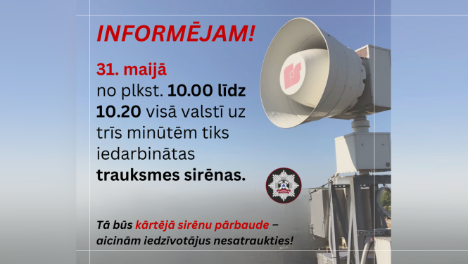 Trauksmes sirēnu tests