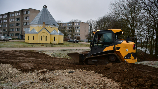 Būvniecības darbi Pils rajonā