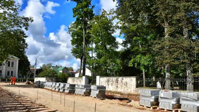 Pormaļa ielas remonts 08.09.2022. Jēkabpilī