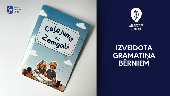 Ceļojums uz Zemgali - krāsojamā grāmatiņa