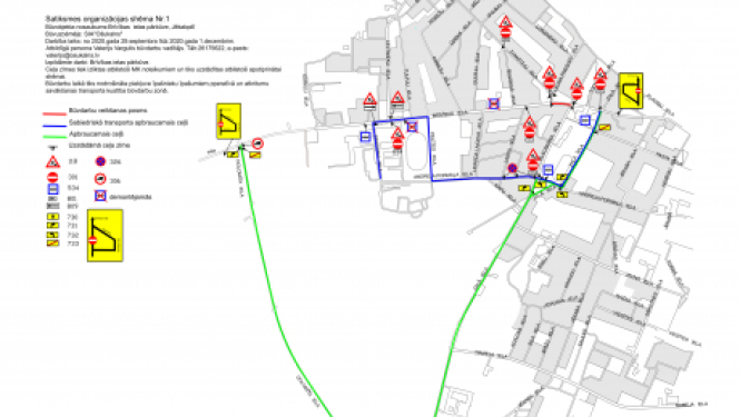 No 29.septembra būs slēgts Brīvības ielas posms no Rūdolfa Blaumaņa ielas līdz Zvanītāju ielai