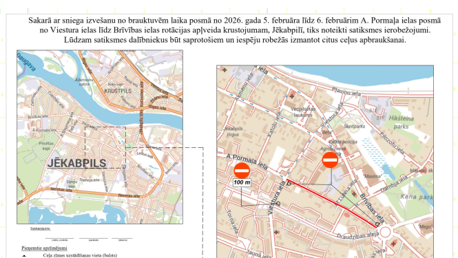 Satiksmes ierboežojumi