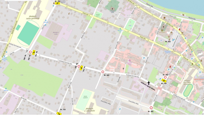 Satiksmes organizācijas shēma