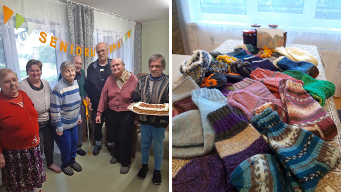 Senioru diena un dāvinājums Mežvijās