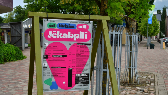 Jēkabpils pilsētas svētku afiša