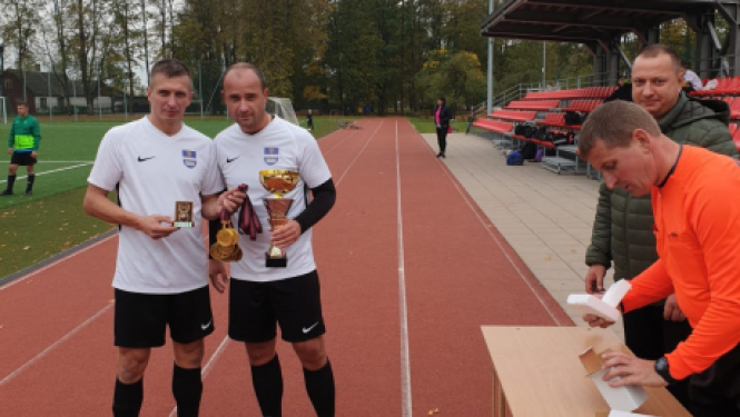 Jēkabpilī aizvadīts futbola mačs A. Gospodarjova piemiņai 