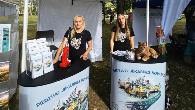 Jēkabpils novada tūrisma informācijas centra stends