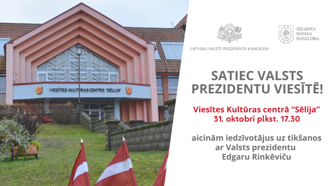 Posteris par tikšanos ar Valsts prezidentu