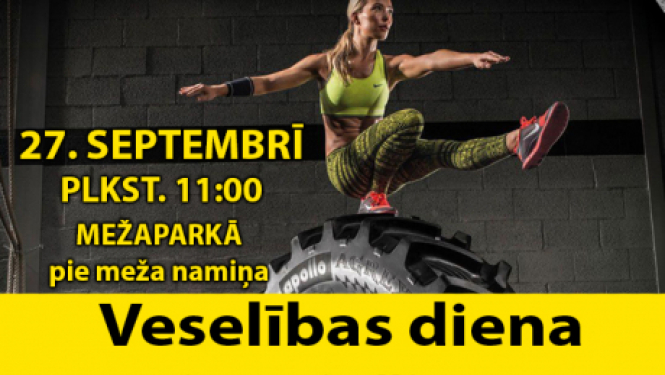 27.septembrī Jēkabpils Mežaparkā notiks “Veselības diena jauniešiem”