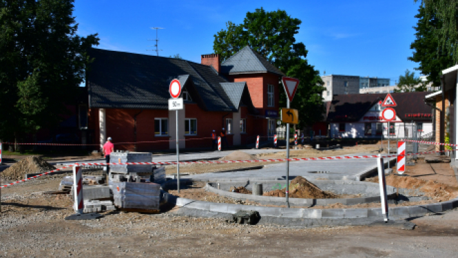 No 13.augusta tiks mainīta satiksmes organizācija Viestura ielas pārbūves zonā