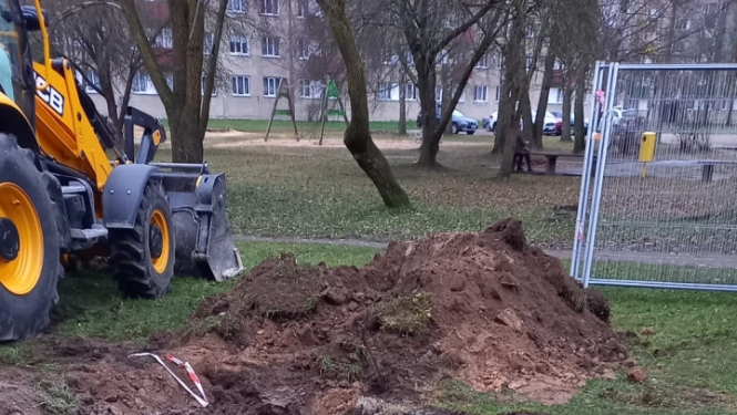 Ūdens novadīšanas remontdarbi