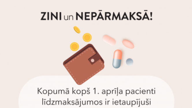 Pacientu līdzmaksājumi par zālēm piecu mēnešu laikā samazinājušies par 5,05 miljoniem eiro