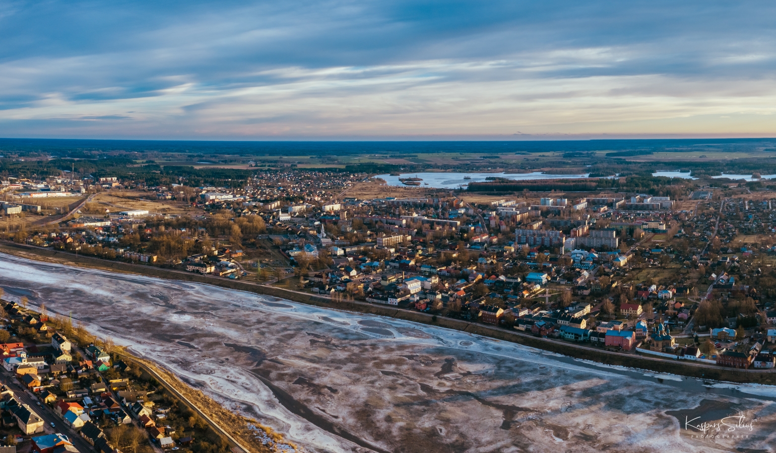 Ledus Daugavā, Jēkabpilī (01.03.2021., Foto: K.Siliņš)