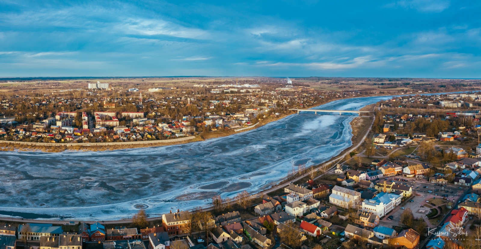Ledus Daugavā, Jēkabpilī (01.03.2021., Foto: K.Siliņš)