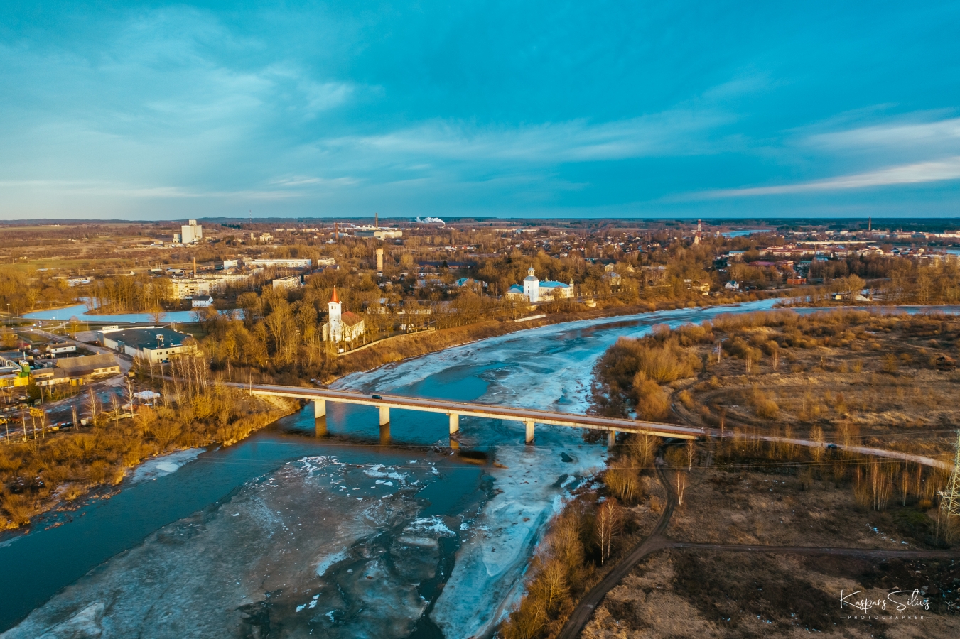 Ledus Daugavā, Jēkabpilī (01.03.2021., Foto: K.Siliņš)