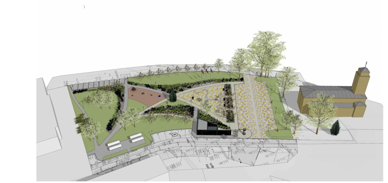 Aknīstē uzsākti daudzfunkcionāla laukuma izbūves darbi. 