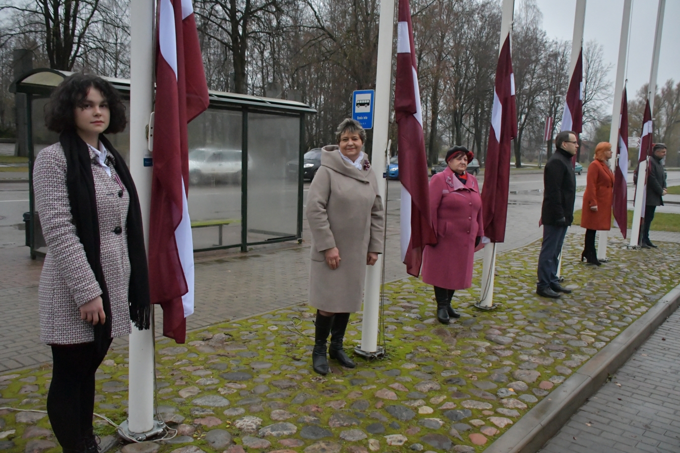 18.novembra svinīgais brīdis Jēkabpilī