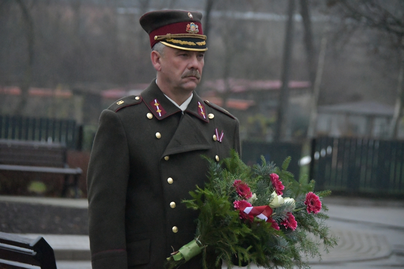 18.novembra svinīgais brīdis Jēkabpilī