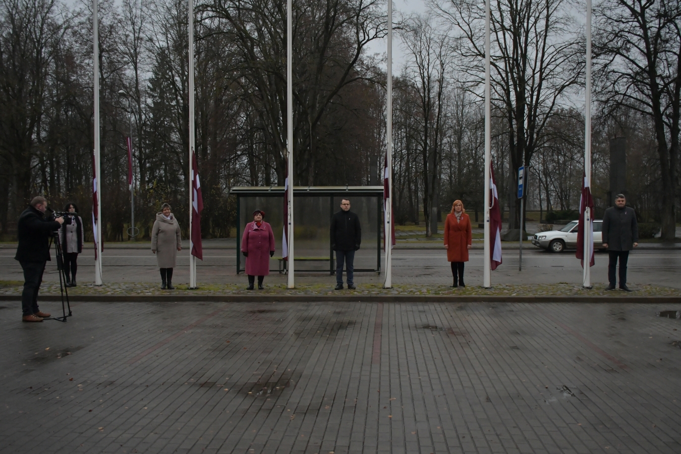 18.novembra svinīgais brīdis Jēkabpilī