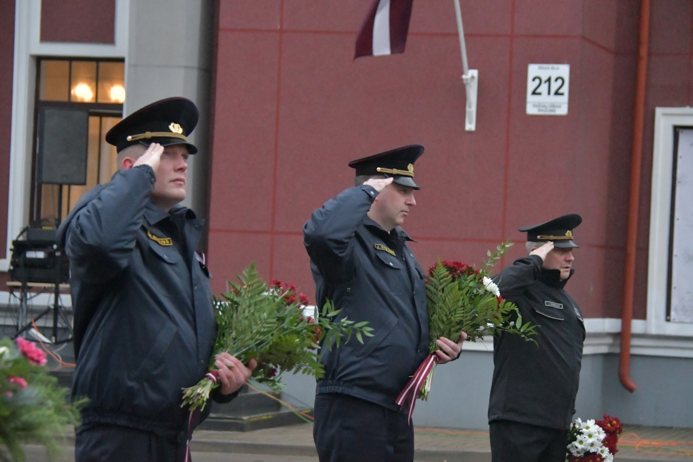 18.novembra svinīgais brīdis Jēkabpilī