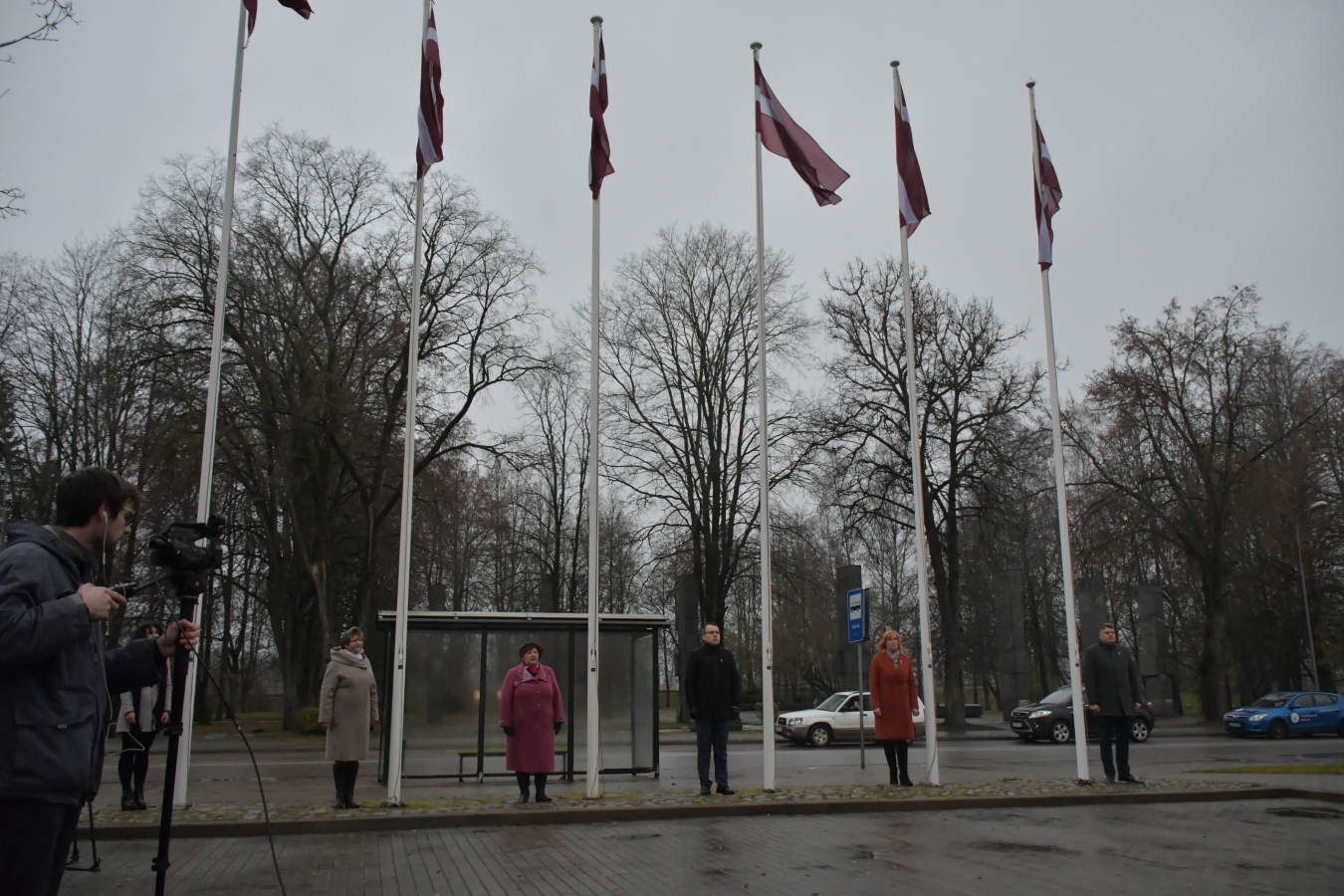 18.novembra svinīgais brīdis Jēkabpilī