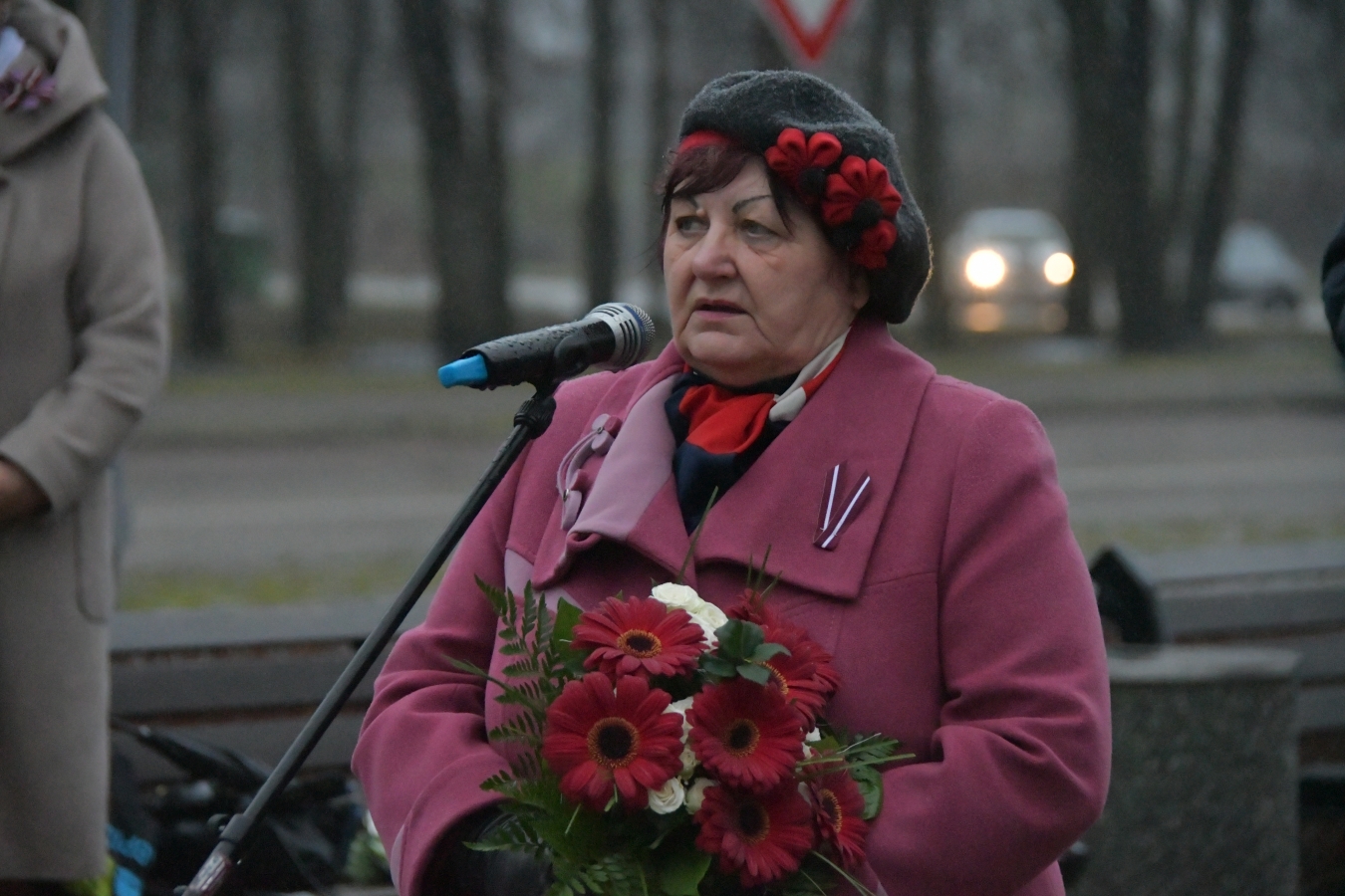 18.novembra svinīgais brīdis Jēkabpilī