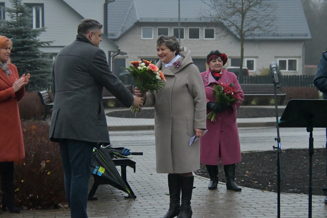 18.novembra svinīgais brīdis Jēkabpilī